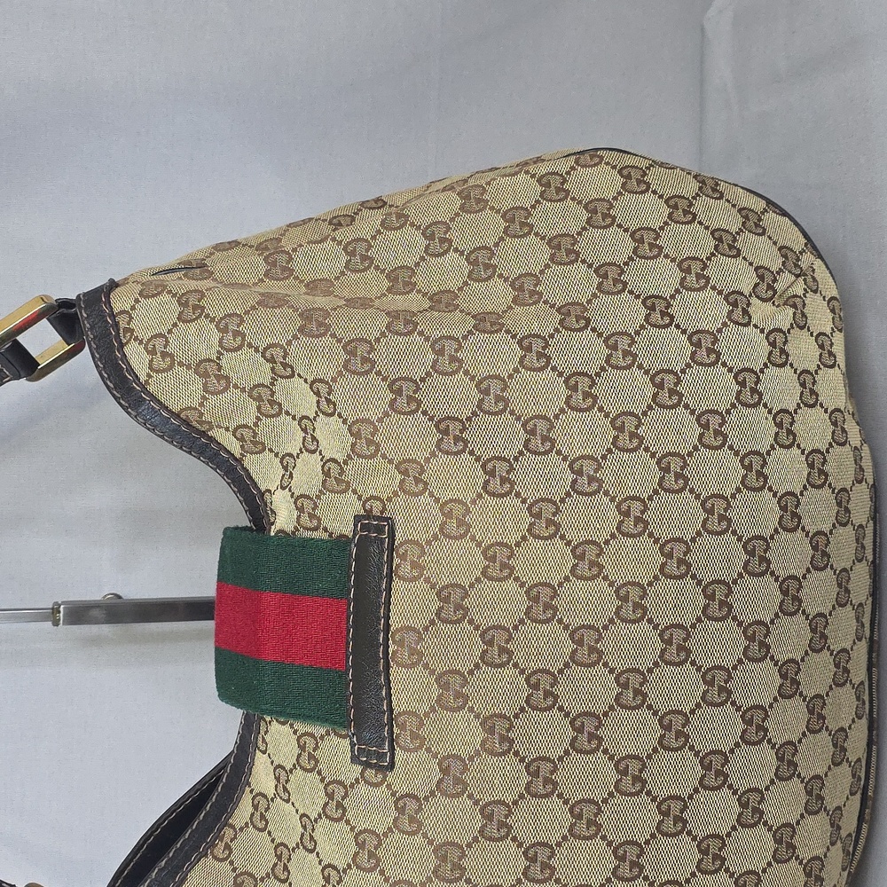✨️GUCCI GG Canvas Web New Ladies Hobo Bag - Picture 7 of 16